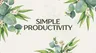 รูปโพรไฟล์ของ Simple Productivity